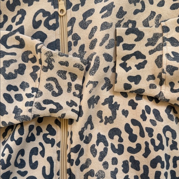 NWT Grayson Threads The Label Leopard Print Cropped Zip Hoodie XL - Picture 6 of 7